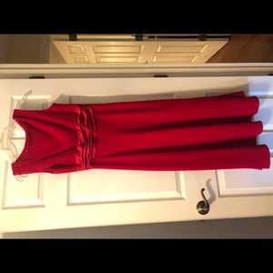 Beautiful red maxi dress